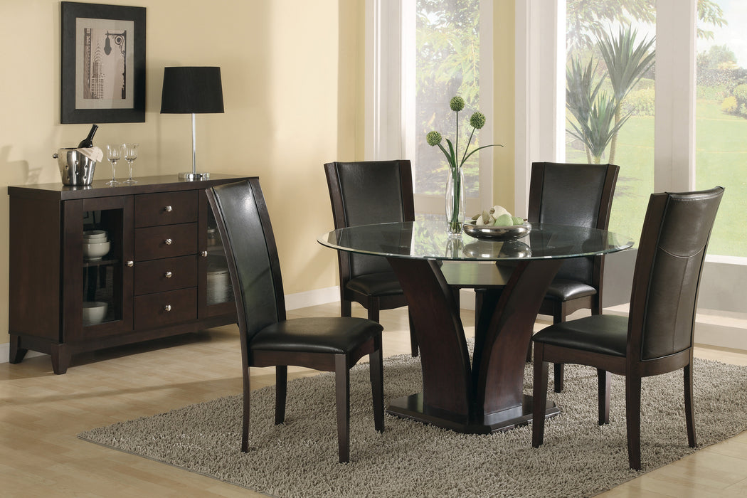 Daisy Side Chair in Espresso/Brown - 710S