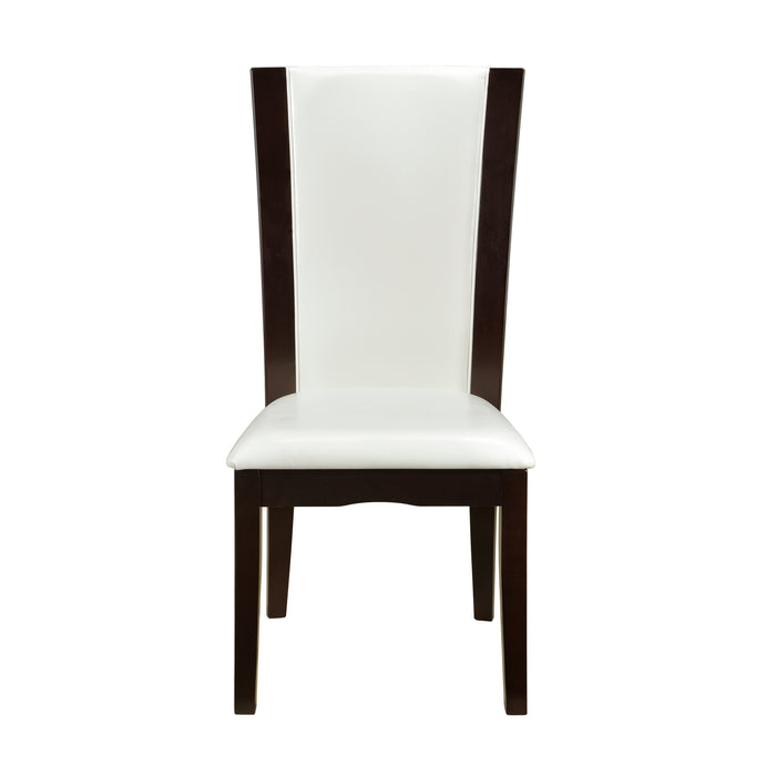 Daisy Side Chair in Espresso/White - 710WS image