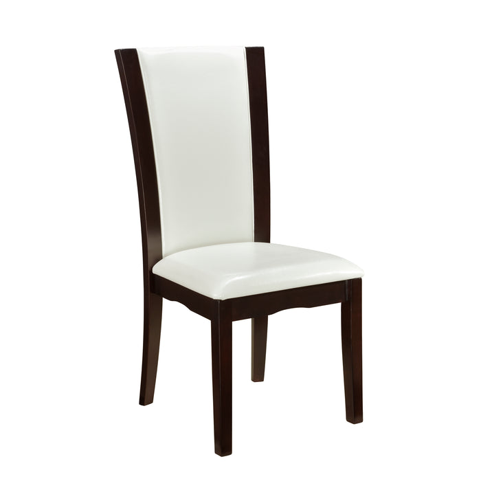 Daisy Side Chair in Espresso/White - 710WS