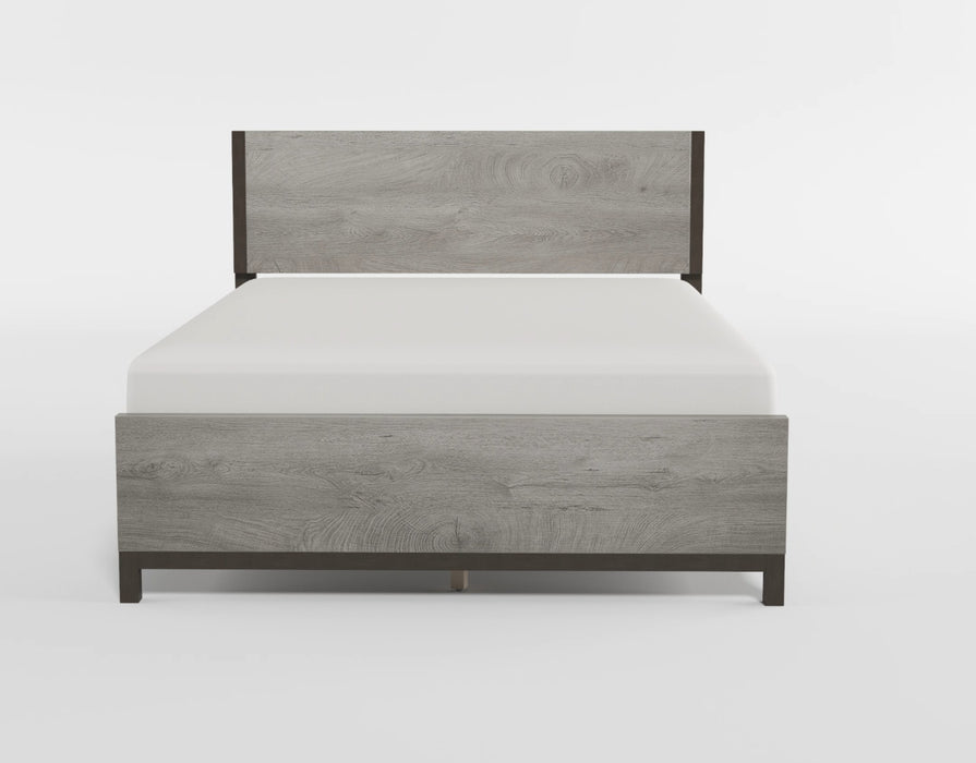 Zephyr Eastern King Bed in Gray - 1577K-1EK