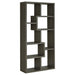 Theo 10-shelf Bookcase Weathered Grey image