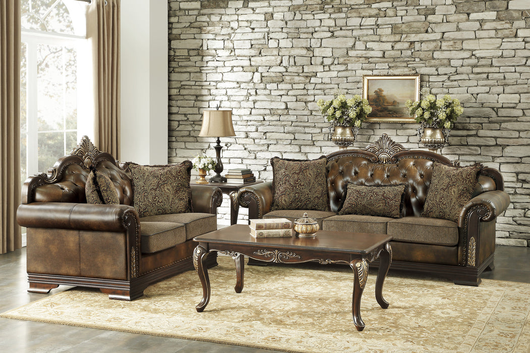 Croydon Loveseat in Brown - 9815-2*