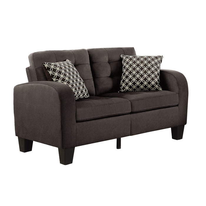 Sinclair Loveseat in Brown - 8202CH-2