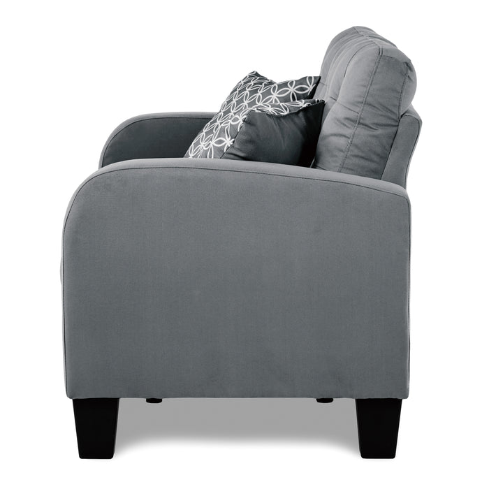 Sinclair Loveseat in Gray - 8202GRY-2