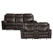 Aram 2pc Set: Sofa, Love in Brown - 8206BRW*2 image