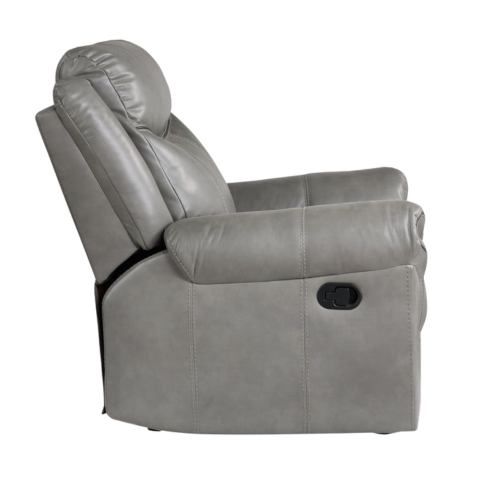 Aram Glider Reclining Chair in Gray - 8206GRY-1