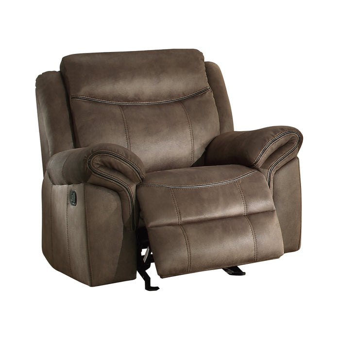 Aram Glider Reclining Chair in Brown - 8206NF-1