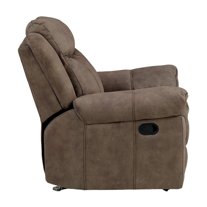 Aram Glider Reclining Chair in Brown - 8206NF-1