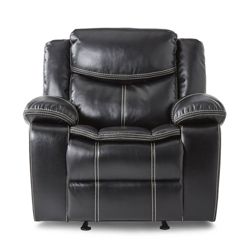 Bastrop Glider Reclining Chair in Black - 8230BLK-1 image