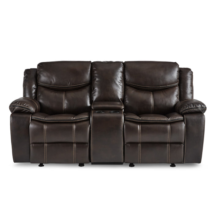 Bastrop 2pc Set: Sofa, Love in Brown - 8230BRW*2