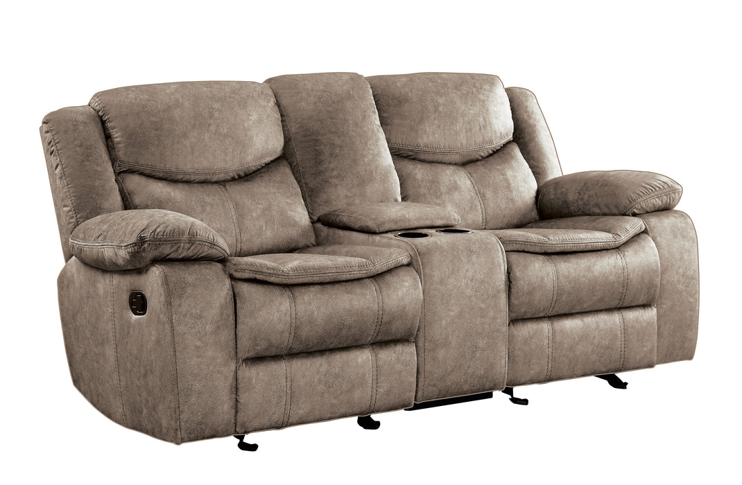 Bastrop 2pc Set: Sofa, Love in Brown - 8230FBR*2