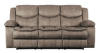 Bastrop Double Reclining Sofa in Brown - 8230FBR-3 image