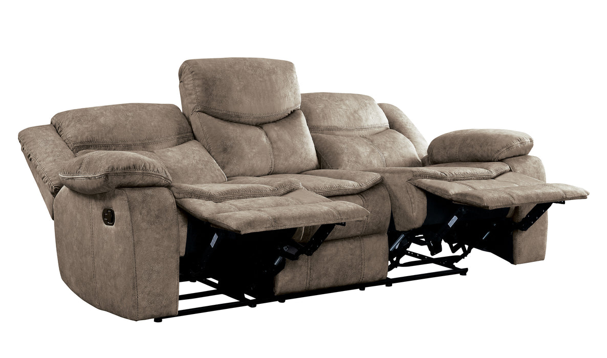 Bastrop 2pc Set: Sofa, Love in Brown - 8230FBR*2