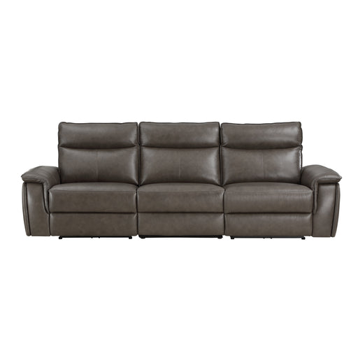 Maroni (3)Power Double Reclining Sofa with Power Headrests in Brown - 8259RFDB-3PWH* image