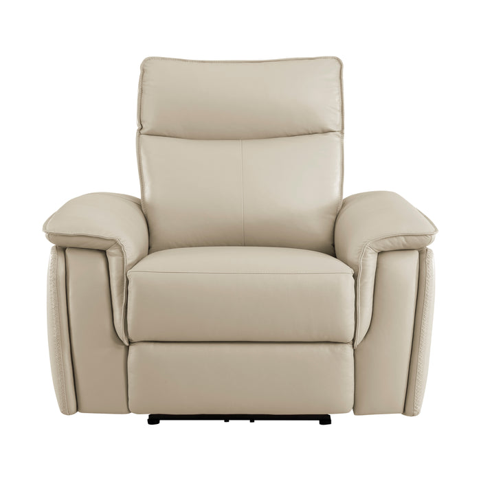 Maroni Power Reclining Chair with Power Headrest in Taupe - 8259RFTP-1PWH image