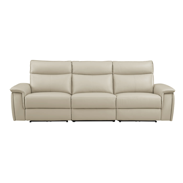 Maroni 2pc Set: Sofa, Love (Power) in Taupe - 8259RFTP*2PWH