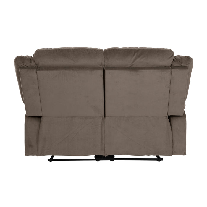 Jarita Double Reclining Loveseat in Brown - 8329CH-2