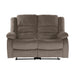 Jarita Double Reclining Loveseat in Brown - 8329CH-2 image