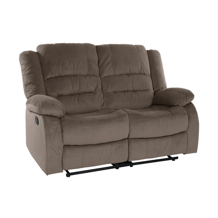 Jarita Double Reclining Loveseat in Brown - 8329CH-2