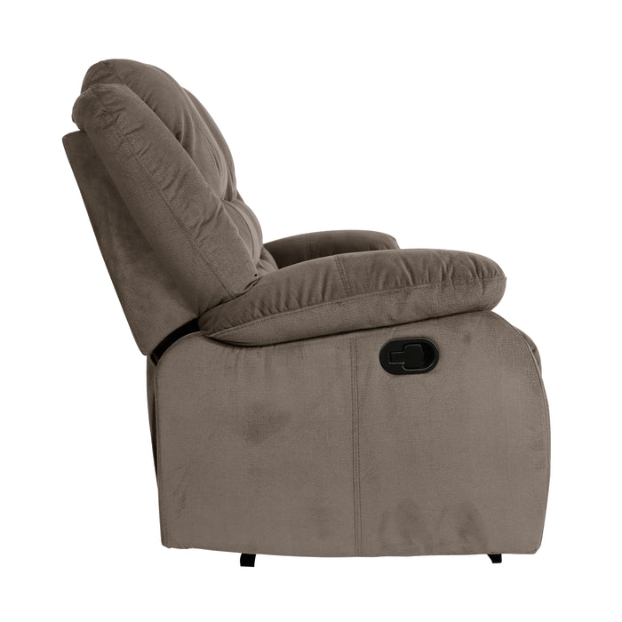 Jarita Double Reclining Sofa in Brown - 8329CH-3