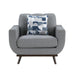 Everton Chair in Gray/Walnut - 8341GY-1RV image