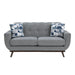 Everton Loveseat in Gray/Walnut - 8341GY-2RV image