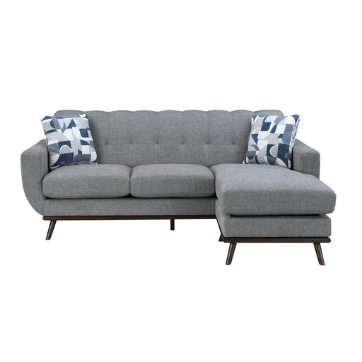 Everton Reversible Sofa Chaise in Gray/Walnut - 8341GY-3SCRV image