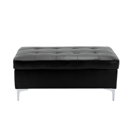 Barrington Ottoman in Black - 8378BLK-4 image