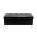 Barrington Ottoman in Black - 8378BLK-4 image