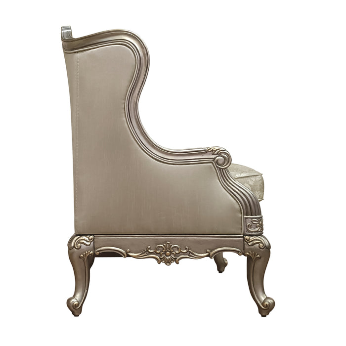 Florentina Accent Chair in Other/Metallic Accent - Traditional - 8412-1