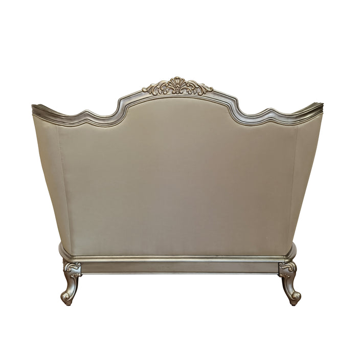 Florentina Loveseat in Other/Metallic Accent - Traditional - 8412-2