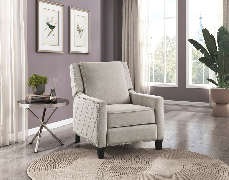 Banks Push Back Reclining Chair in Beige - 8505SN-1