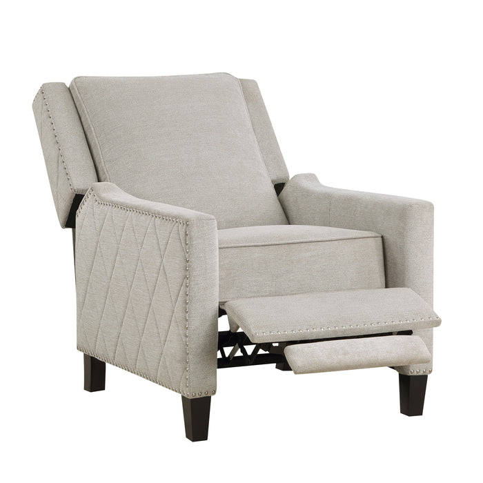 Banks Push Back Reclining Chair in Beige - 8505SN-1