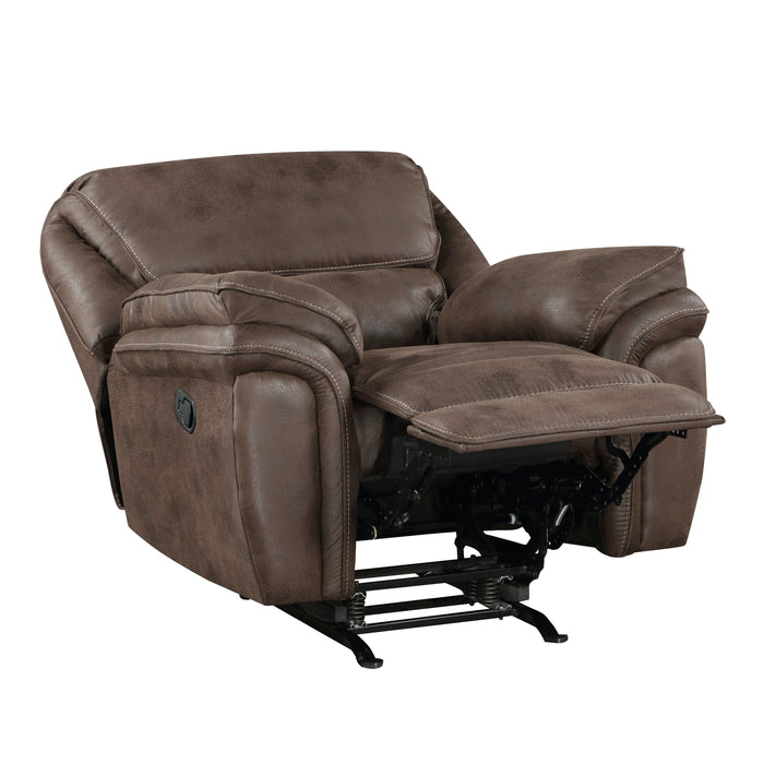 Proctor Rocker Reclining Chair in Brown - 8517BRW-1