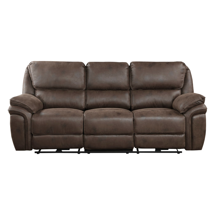 Proctor 2pc Set: Sofa, Love (Power) in Brown - 8517BRW*2PW