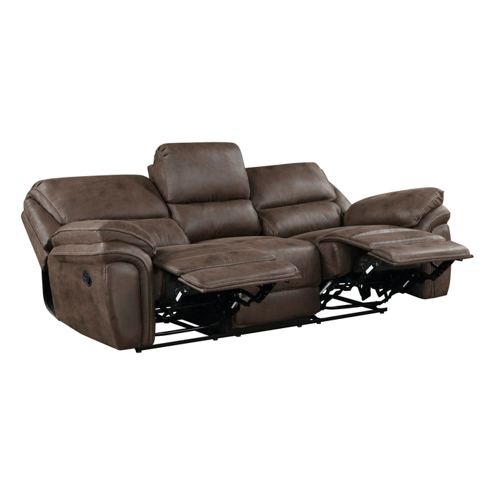 Proctor 2pc Set: Sofa, Love in Brown - 8517BRW*2