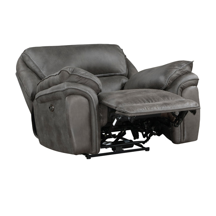 Proctor Power Reclining Chair in Gray - 8517GRY-1PW