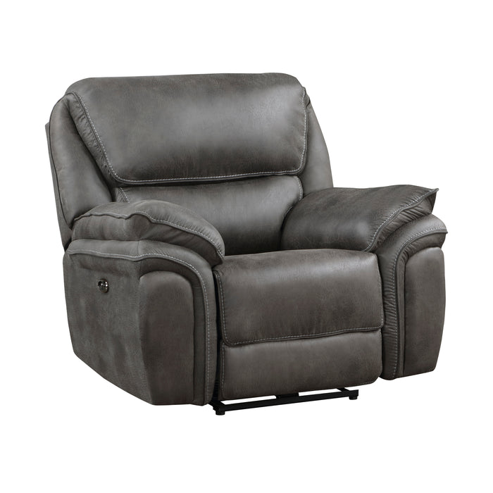 Proctor Power Reclining Chair in Gray - 8517GRY-1PW