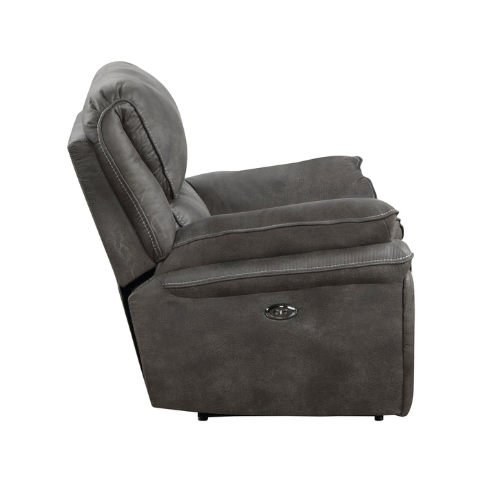 Proctor Power Reclining Chair in Gray - 8517GRY-1PW