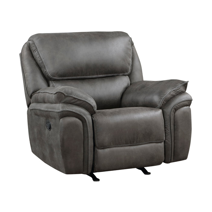 Proctor Rocker Reclining Chair in Gray - 8517GRY-1