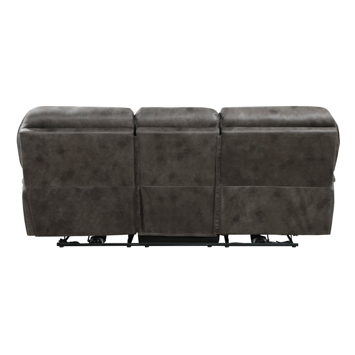 Proctor 2pc Set: Sofa, Love (Power) in Gray - 8517GRY*2PW