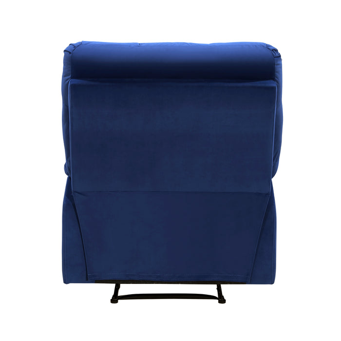 Colin Reclining Chair in Blue - 8525BU-1