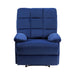 Colin Reclining Chair in Blue - 8525BU-1 image