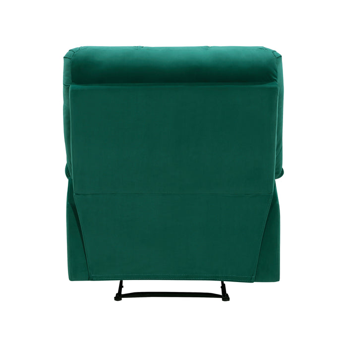 Colin Reclining Chair in Green - 8525GN-1