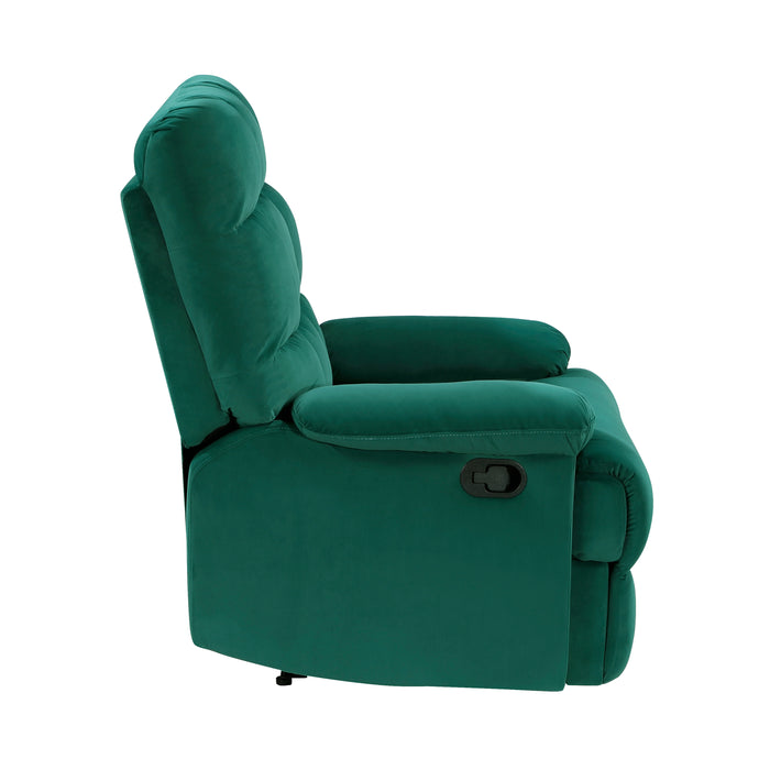 Colin Reclining Chair in Green - 8525GN-1