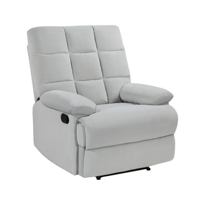 Colin Reclining Chair in Gray - 8525LG-1