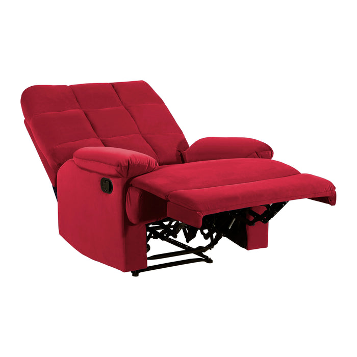 Colin Reclining Chair in Red - 8525RD-1