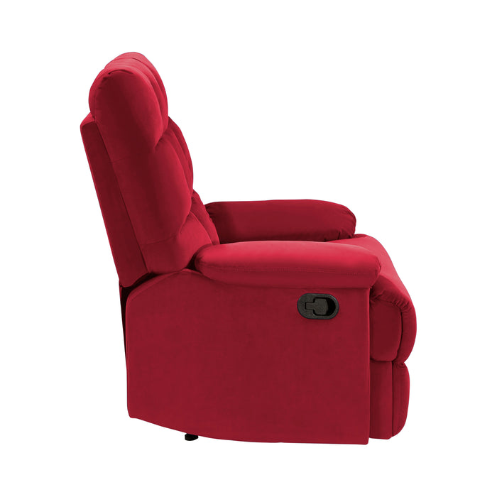 Colin Reclining Chair in Red - 8525RD-1