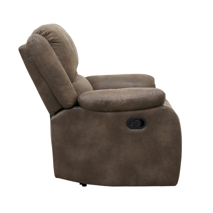 Fairview Reclining Chair in Brown - 8526BR-1