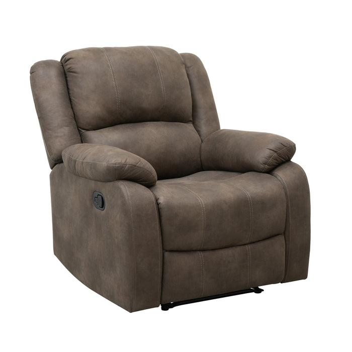 Fairview Reclining Chair in Brown - 8526BR-1